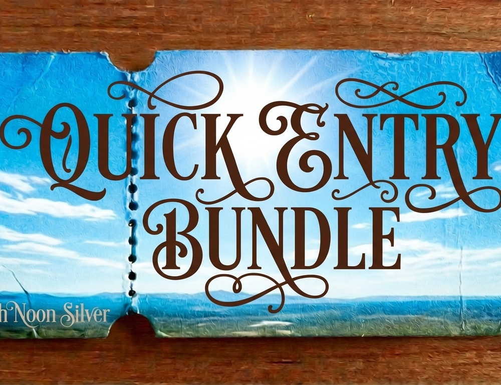 High Noon Silver Quick Entry Bundle (4 items) $105 value